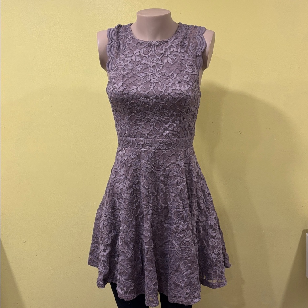 Junior Lace Dress in Light Purple NWOT